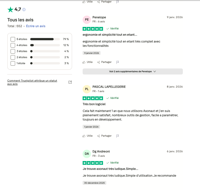 Axonaut avis clients